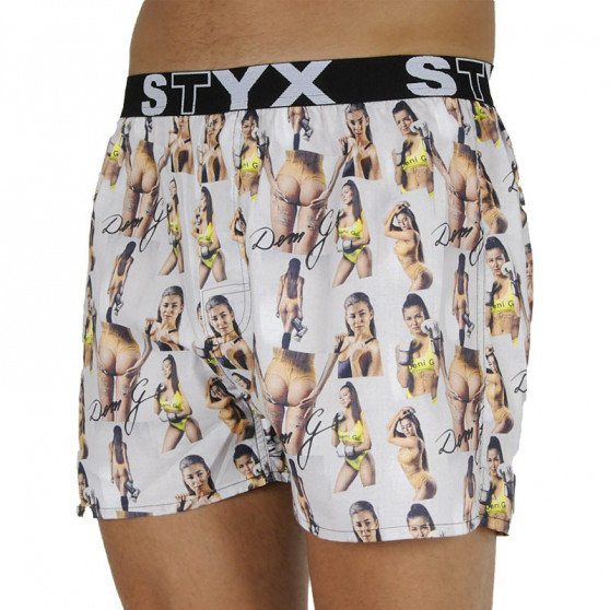 Boxershorts til mænd Styx art sports gummi - Deni G - limited edition (B1159)