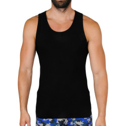 Tank top til mænd Gino bamboo black (58008)