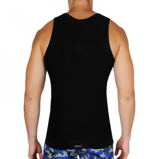 Tank top til mænd Gino bamboo black (58008)