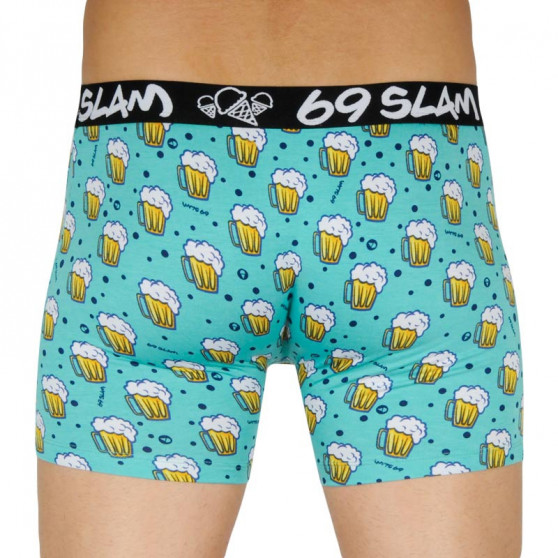 3PACK Boxershorts til mænd 69SLAM fit bamboo mix (PACARS-BB)