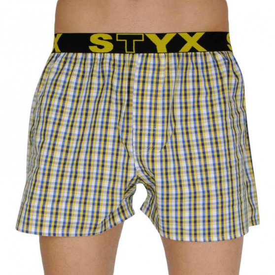 5PACK Boxershorts til mænd Styx sport elastik flerfarvet (B10107080913)