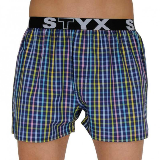 5PACK Boxershorts til mænd Styx sport elastik flerfarvet (B10107080913)