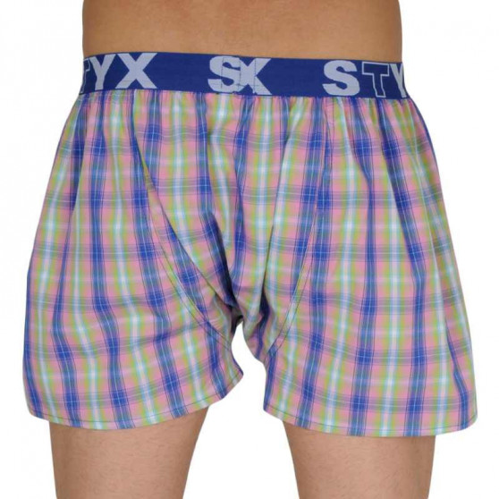 5PACK Boxershorts til mænd Styx sport elastik flerfarvet (B10107080913)