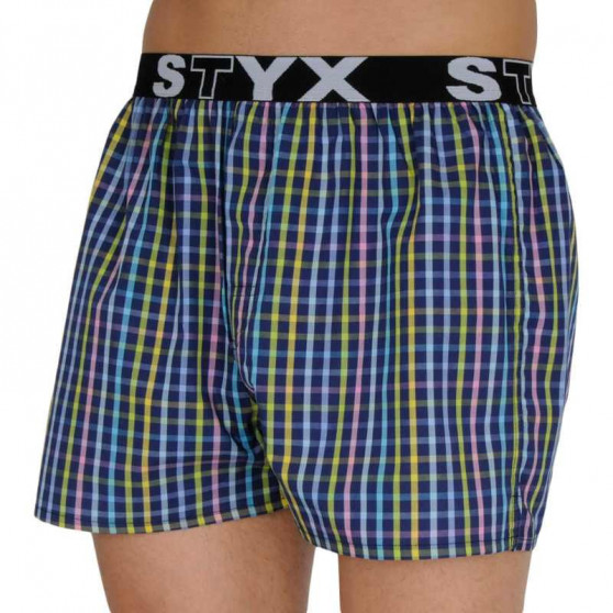 5PACK Boxershorts til mænd Styx sport elastik flerfarvet (B10107080913)