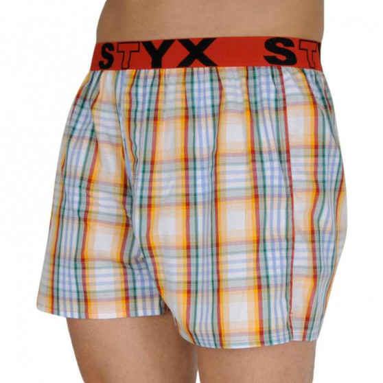 10PACK Boxershorts til mænd Styx sportsgummi (B101234567802)