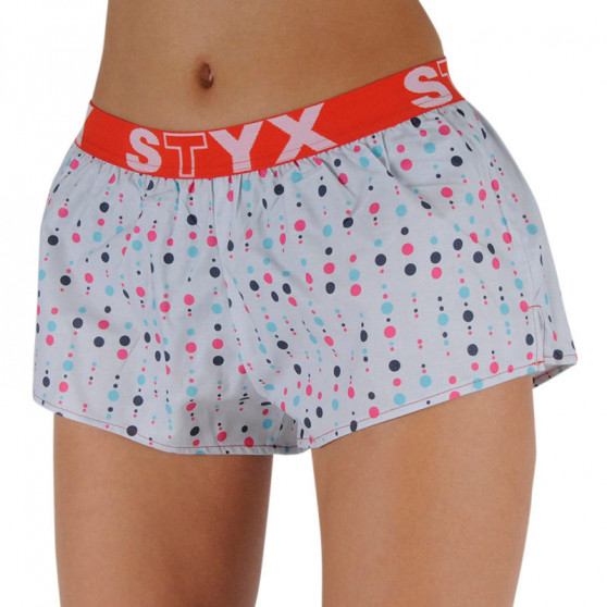 Dameshorts Styx art sports gummi polka dots (T1052)