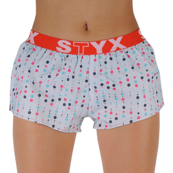 Dameshorts Styx art sports gummi polka dots (T1052)