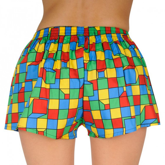 Dameshorts Styx art klassisk gummi plaid (K959)