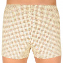 Boxershorts til mænd Foltýn beige med rektangler