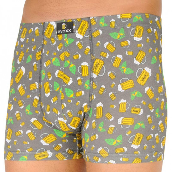 Boxershorts til mænd VoXX flerfarvet (Kevin-pivo/malé šedé)