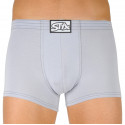 Boxershorts til mænd Styx klassisk gummi light grey (Q1067)