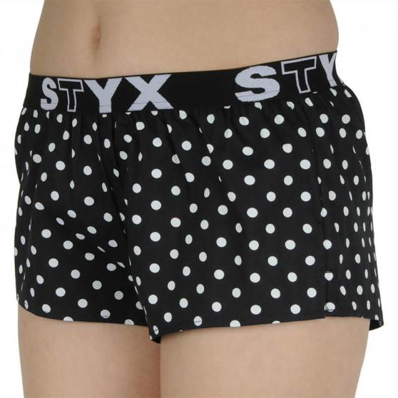 Dameshorts Styx art sports gummi polka dots (T1055)