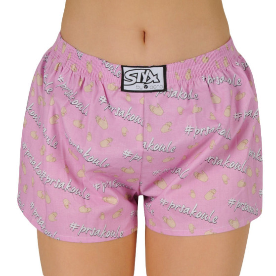 Dameshorts Styx art klassisk gummi Loono (K1453)