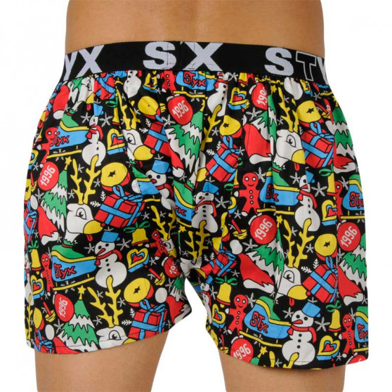 Boxershorts til mænd Styx art sports gummi christmas (B1258)