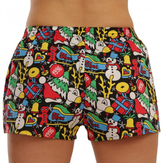 Shorts til kvinder Styx art klassisk gummi Christmas (K1258)