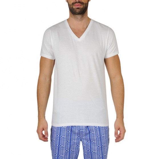 3PACK t-shirt til mænd Calvin Klein hvid (NB4012A-100)