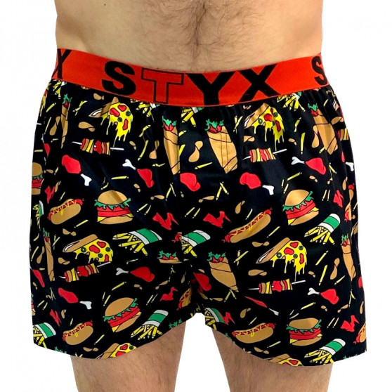 Boxershorts til mænd kunst sportsgummi og sokker Styx mad (BH1253)