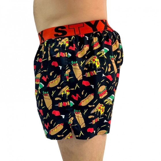 Boxershorts til mænd kunst sportsgummi og sokker Styx mad (BH1253)