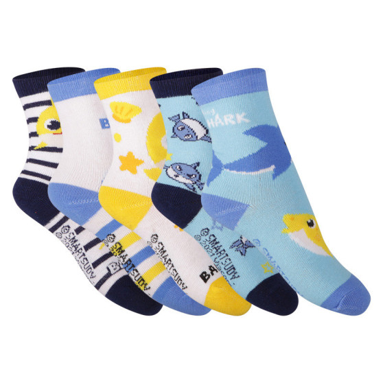 5PACK Babystrømper Cerdá Baby Shark flerfarvet (2200007755)