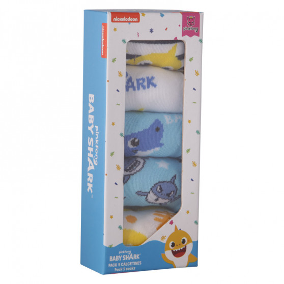 5PACK Babystrømper Cerdá Baby Shark flerfarvet (2200007755)