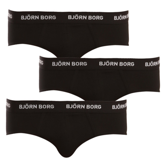 3PACK Trusser til mænd Bjorn Borg sort (9999-1221-90011)