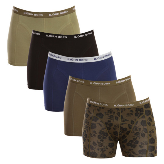 5PACK Boxershorts til mænd Bjorn Borg flerfarvet (10000115-MP004)