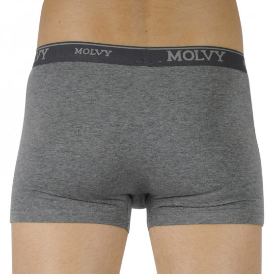 Boxershorts til mænd Molvy grå (MP-969-BEU)