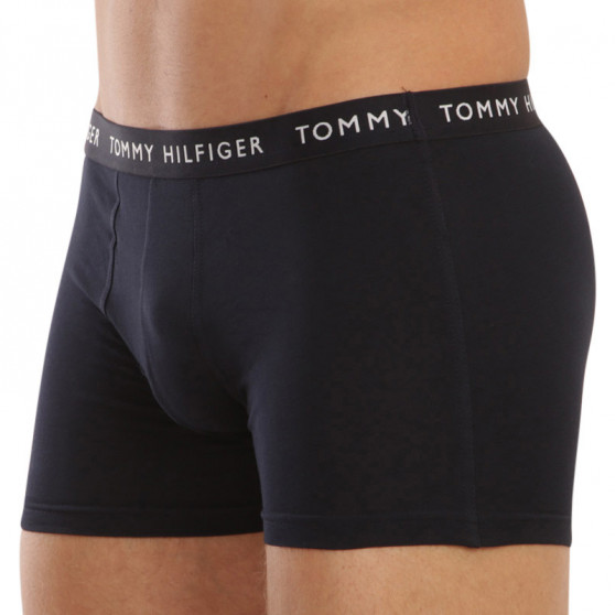 3PACK Boxershorts til mænd Tommy Hilfiger mørkeblå (UM0UM02203 0SF)