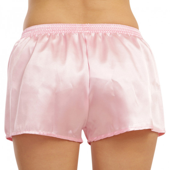 Dameshorts Styx klassisk gummi satin pink (L1160)