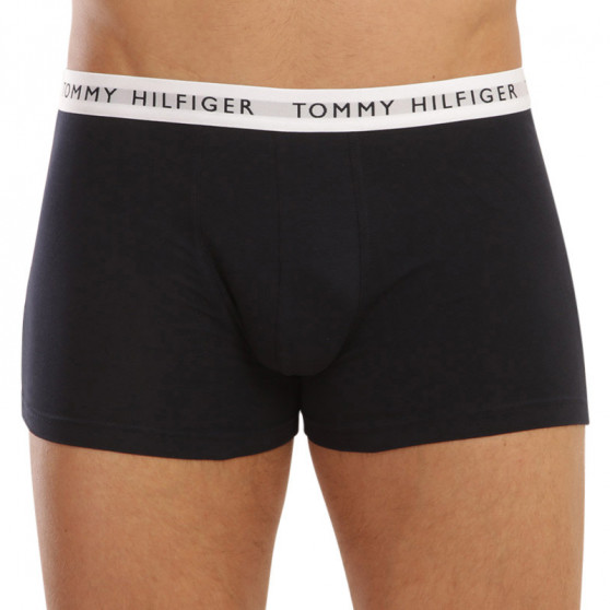 3PACK Boxershorts til mænd Tommy Hilfiger mørkeblå (UM0UM02324 0SE)