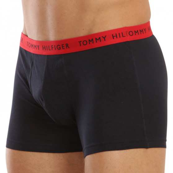 3PACK Boxershorts til mænd Tommy Hilfiger mørkeblå (UM0UM02324 0SE)