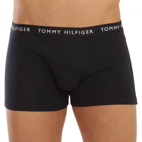 3PACK Boxershorts til mænd Tommy Hilfiger mørkeblå (UM0UM02324 0SE)