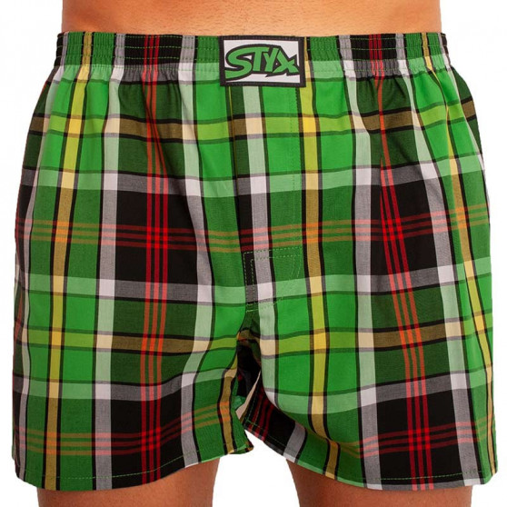 5PACK klassiske gummishorts og bambusstrømper til mænd Styx i gaveæske (5HB960A82230347)