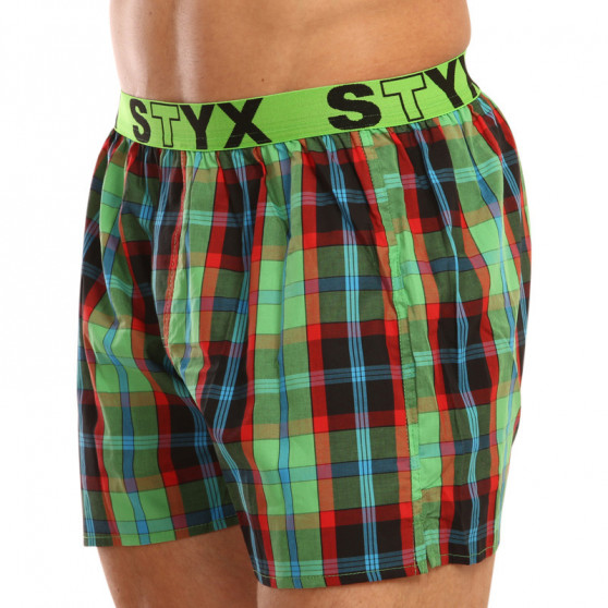 Boxershorts til mænd Styx sport gummi flerfarvet (B904)