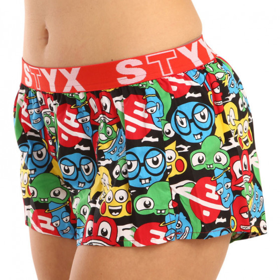 Dameshorts Styx art sports gummi character (T1155)