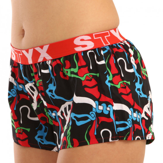 Dameshorts Styx art sports gummi Jungle (T1157)