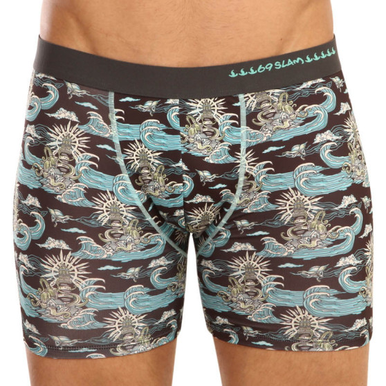 Boxershorts til mænd 69SLAM fit kraken (MBYKRK-PO)