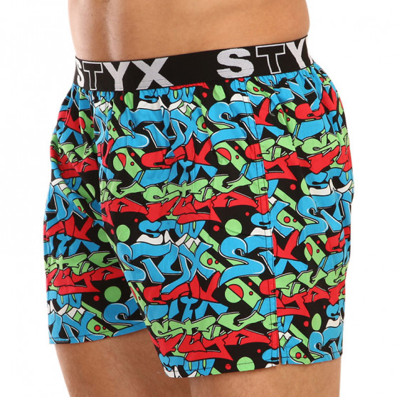 Boxershorts til mænd Styx kunst sport gummi graffiti (B1255)