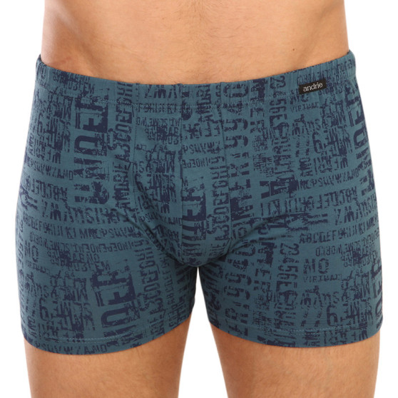 Boxershorts til mænd Andrie dark petrol (PS 5584 A)