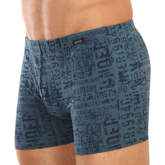 Boxershorts til mænd Andrie dark petrol (PS 5584 A)