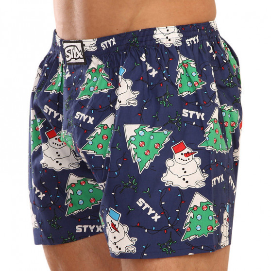 Boxershorts til mænd Styx art klassisk gummi overstørrelse christmas (E1450)