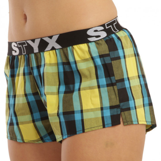 5PACK Dameshorts Styx sport gummi flerfarvet (T81325262831)