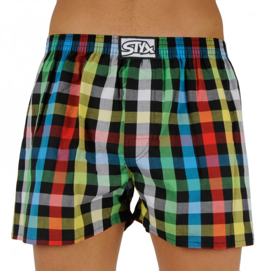 3PACK Boxershorts til mænd Styx classic elastic flerfarvet (A9070810)