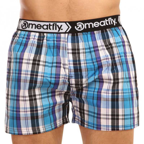 2PACK Boxershorts til mænd Meatfly flerfarvet (Bandit - Sea blue)