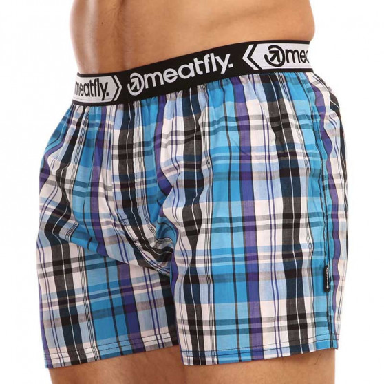 2PACK Boxershorts til mænd Meatfly flerfarvet (Bandit - Sea blue)