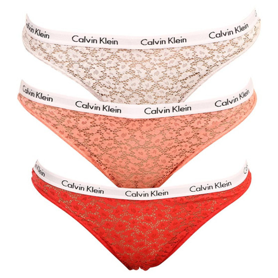 3PACK Brasilianske trusser til kvinder Calvin Klein flerfarvet (QD3925E-W5F)