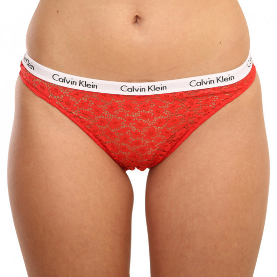 3PACK Brasilianske trusser til kvinder Calvin Klein flerfarvet (QD3925E-W5F)