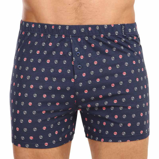 Boxershorts til mænd Molvy blå (MP-1050-BBU)