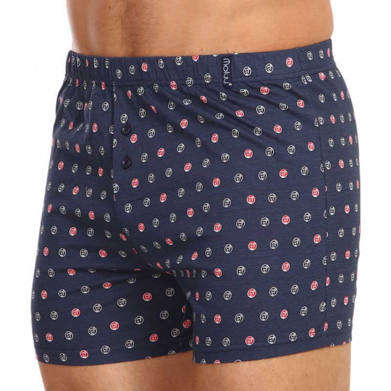 Boxershorts til mænd Molvy blå (MP-1050-BBU)