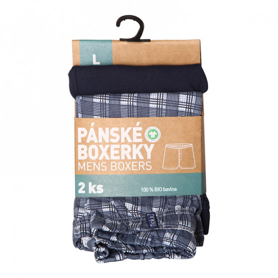 2PACK Boxershorts til mænd Molvy flerfarvet (KP-073-BBU)